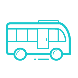 An icon of a bus featuring FME Engineering on a white background.
